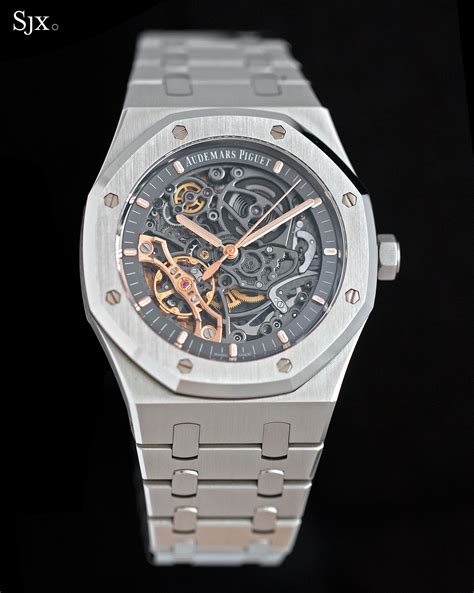 audemars piguet royal oak quartz steel|audemars piguet royal oak openworked.